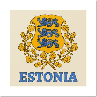 Estonian Coat of Arms Posters and Art